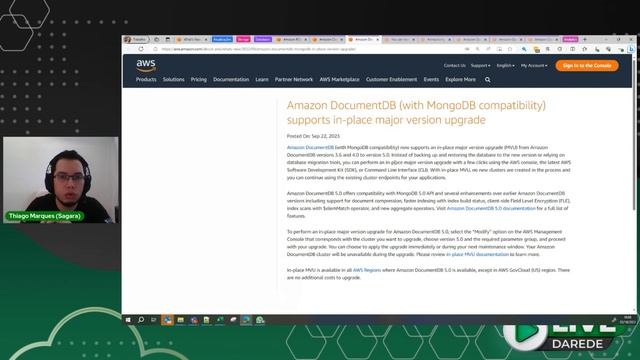 Notícias AWS - Data (Outubro/2023) смотреть онлайн
