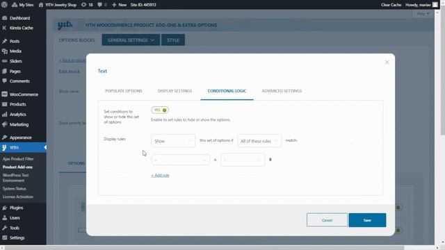 How to use the conditional logic to show or hide options - YITH WooCommerce Product Add-ons смотреть онлайн