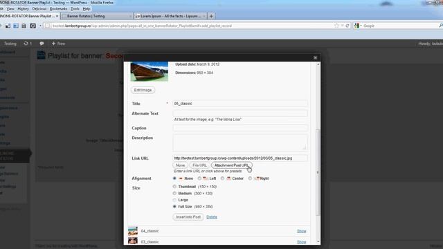 LambertGroup Banner Rotator - WordPress Plugin - Step 4: Manage Multiple Banners смотреть онлайн