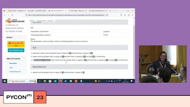 Tests are docs and docs are tests: an introduction to great_expectations and data profiling смотреть онлайн
