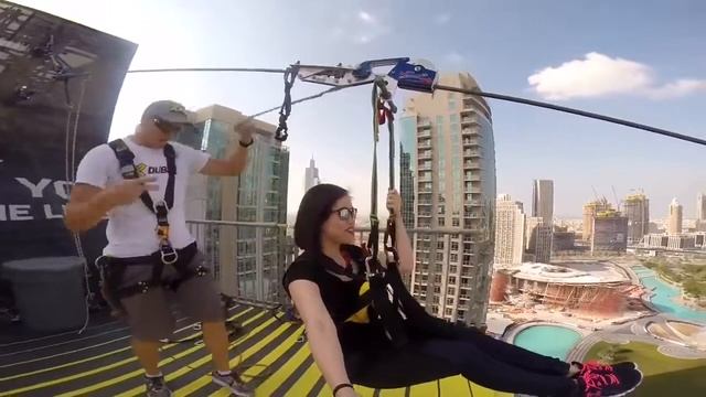 BUrj Khalifa Dubai ZiplIne смотреть онлайн