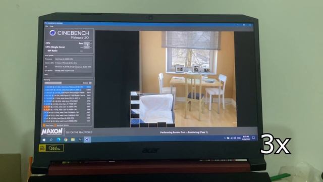 Testing i5-9300H on Cinebench R20 | Acer Nitro 5 смотреть онлайн