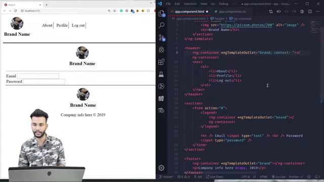 33. NgTemplateOutlet - Built-in Structural Directive With Use Case | Angular In Depth (Hindi) смотреть онлайн