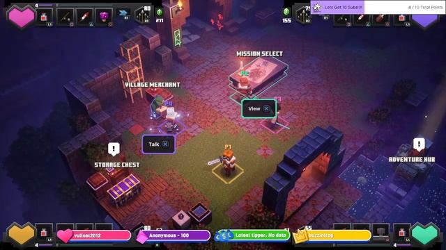 We Played Minecraft Dungeons For The First Time! 4-Player Local Co-Op смотреть онлайн