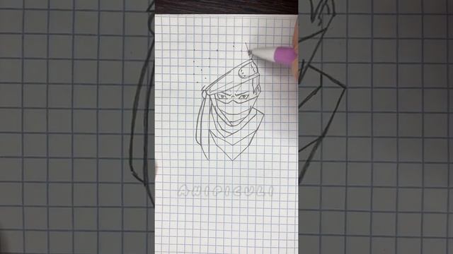 Как нарисовать Забузу по клеточкам смотреть онлайн