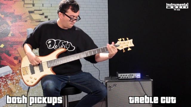 Schecter Stiletto Custom 5 Bass Demo смотреть онлайн