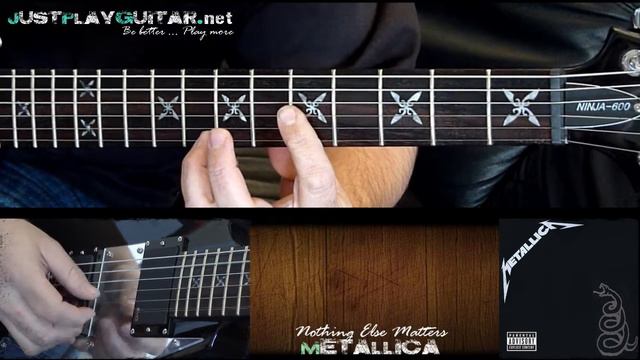 [ METALLICA - Nothing else matters ] how to play part 1/2 [ guitar cover ] смотреть онлайн