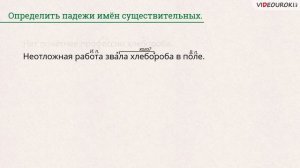 Именительный, родительный и винительный падежи одуш  имён сущ