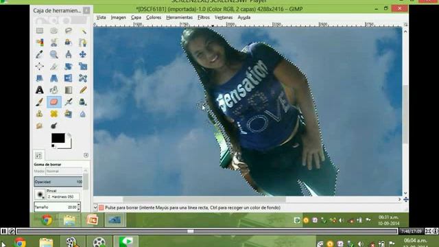 video de como editar una imagen en Gimp смотреть онлайн