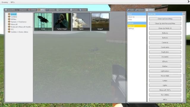 Gmod 13 Minecraft Hostile Mobs + Golden eye Guns смотреть онлайн
