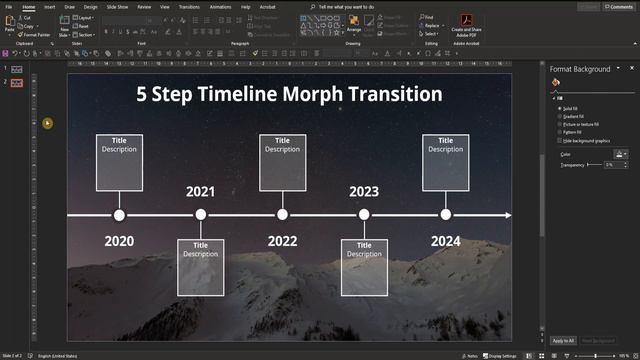 MORPH TRANSITION TUTORIAL| Timeline Morph Animation in PowerPoint смотреть онлайн