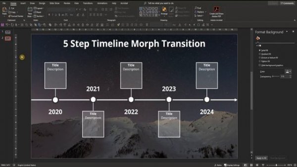 MORPH TRANSITION TUTORIAL| Timeline Morph Animation in PowerPoint