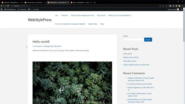 Generate Dummy Data in WordPress (Posts, Pages, Comments, Users, WooCommerce Products) смотреть онлайн