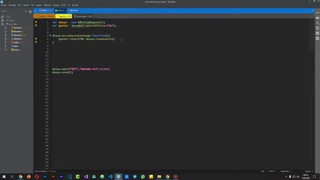 236- JavaScript Dersleri - Ajax ile Sunucudan Txt Dosyası Alma смотреть онлайн