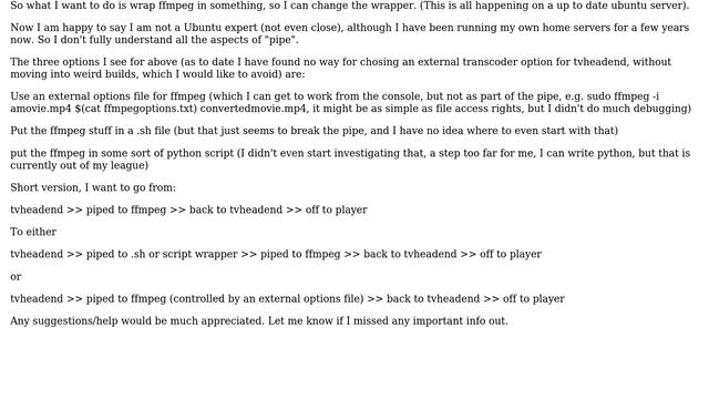 How to pipe:/// through a .sh or Python script, or use some sort of setting files with FFMPEG? смотреть онлайн