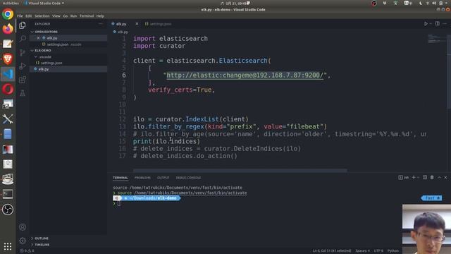 Docker ELK - 刪除 elasticsearch index 教學 curator смотреть онлайн