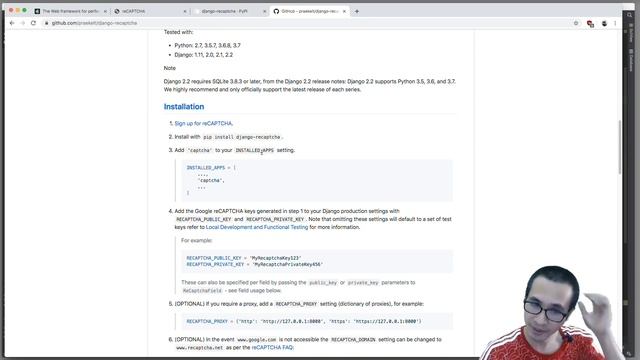 WEBAZ 2.3 - Cách thêm reCaptcha vào form đăng ký của Django смотреть онлайн