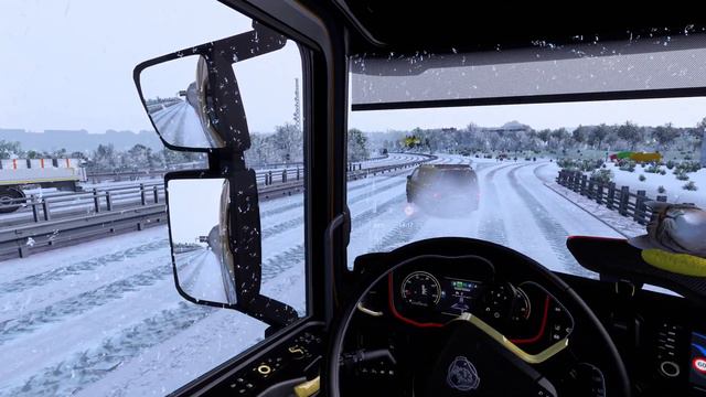 ETS2 1.49 RPM - Rheinland & Pfalz 1:1 Map - Winter SPEZIALTRANSPORT [2590] EURO TRUCK SIMULATOR 2