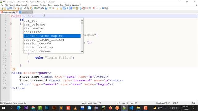 Session Set Unset in PHP | #sessionphp смотреть онлайн