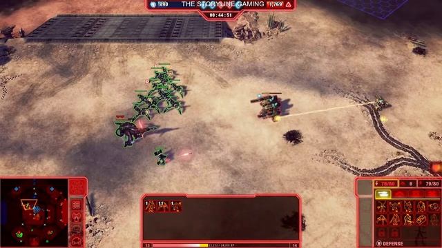 Command & Conquer 4: Tiberian Twilight - 2v2 Skirmish BRUTAL - Hostile Headlands - Gameplay PC смотреть онлайн