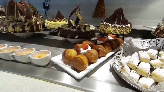 Буфет сладкие десерты MSC Bellissima смотреть онлайн