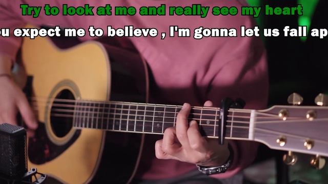 Avril Lavigne - Why | Acoustic Karaoke | Guitar Cover смотреть онлайн