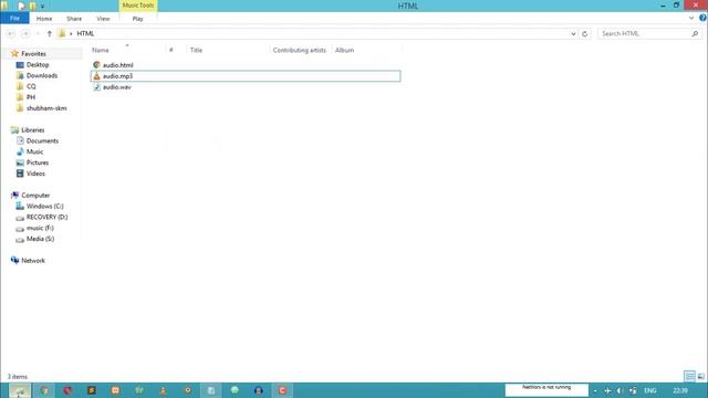 How to Add Audio in HTML using Notepad text Editor смотреть онлайн