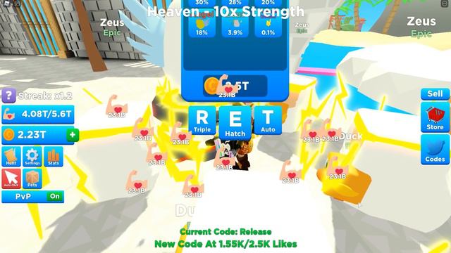 СТАЛ ЧЕМПИОНСКИМ СУПЕР ВОИНОМ ЗА 10 МИНУТ! КУПИЛ СРАЗУ 3 НОВЫХ КЛАССА! ROBLOX Warrior Champions смотреть онлайн