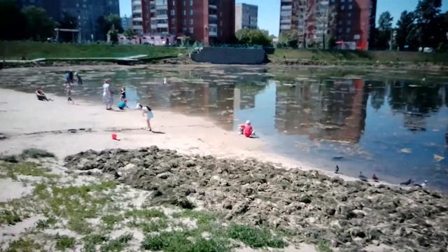 Очистка пруда. От травы и водорослей. смотреть онлайн