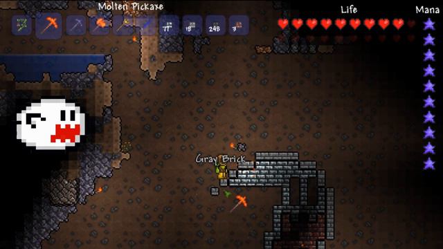 Terraria - How to make Boo (Pixel art) смотреть онлайн
