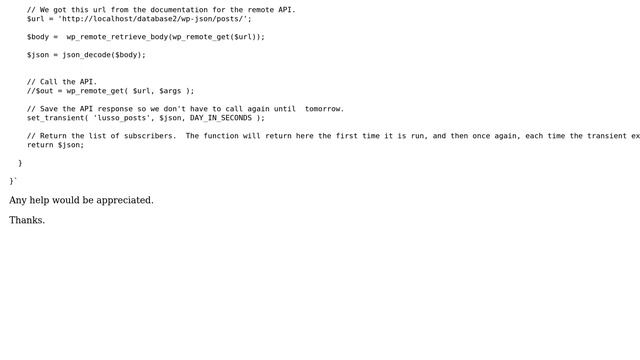 Wordpress: How to loop through JSON data in wordpress WP REST API? смотреть онлайн