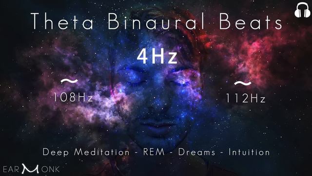 100% Pure THETA Brainwaves Binaural Beats | Astral Projection Frequency | Deep Meditation