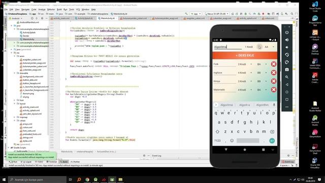 Kotlin ile Android Uygulaması Geliştirme - Agno Hesaplama Uygulaması смотреть онлайн