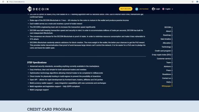 Обзор Проекта DECOIN (DTEP) смотреть онлайн