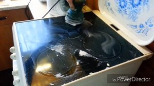 Лайфхак о чистке стеклокерамической плиты шлифмашинкой.