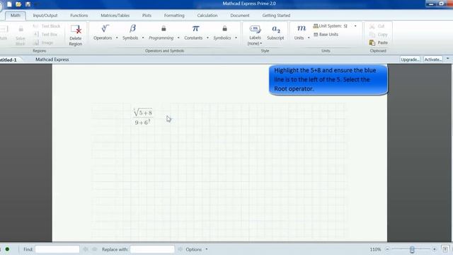 Mathcad Tutorial Beginner Level - Math Regions and Operators #mathcad #mathcadprime смотреть онлайн