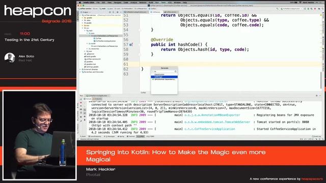 Heapcon 2018 | Springing into Kotlin: How to Make the Magic even more Magical - Mark Heckler смотреть онлайн