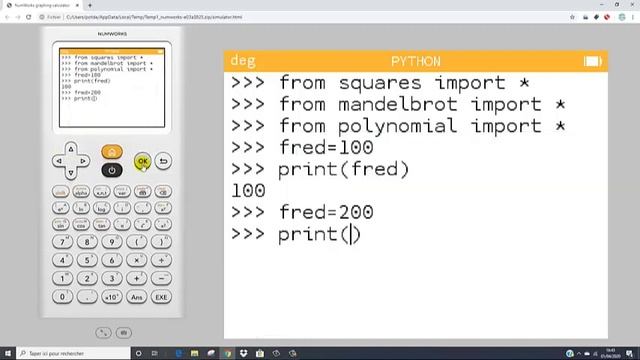 Fiche n°2 Python et les variables смотреть онлайн