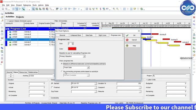 How To Use The Progress Line In Primavera P6 || Primavera Tips || dptutorials смотреть онлайн