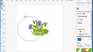 Уроки Embird: Как создать рамку вокруг объекта