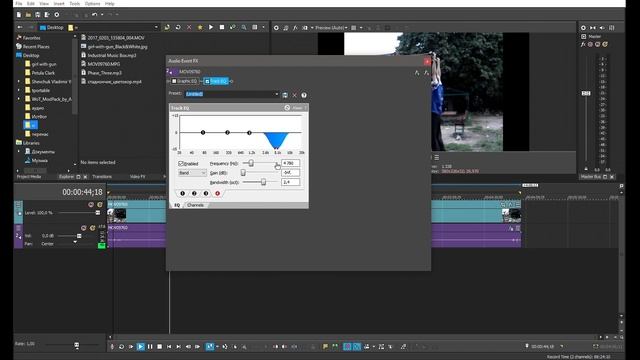 [Vegas Pro 18] - Убираем шум эквалайзером смотреть онлайн