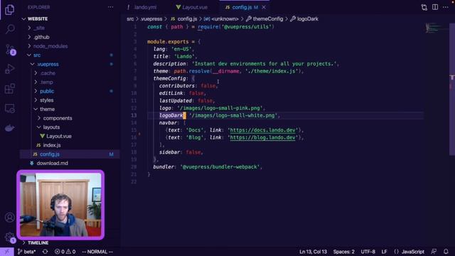 Lando Live: VuePress Coding смотреть онлайн