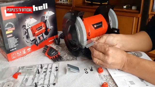 EINHELL BENCH GRINDER TC - BG 150 | UNBOXING AND ASSEMBLING смотреть онлайн
