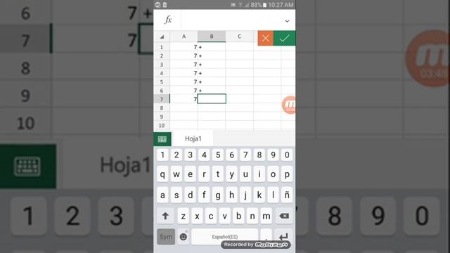 Como crear una auto suma en excel en android смотреть онлайн