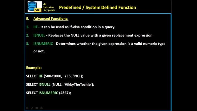DB81. SQL Built_In - Advanced Functions смотреть онлайн