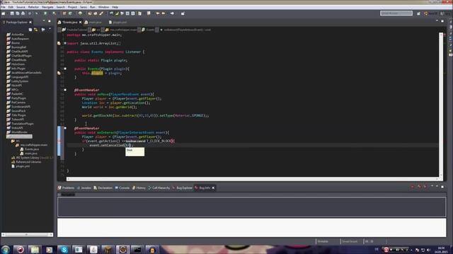 BlockInteract | PlayerMoveEvent - Bukkit/Spigot Plugin Programmieren #21 [Minecraft 1.8] смотреть онлайн