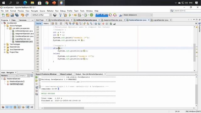 Java for Beginners: 4. Operators(Arithmetic, Relational, Assignment, Conditional & Logical Operator смотреть онлайн