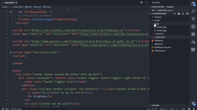 Demo Firebase Hosting y Autenticacion con FirebaseUI смотреть онлайн