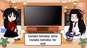 |•kanae and tsutako reacting to shinobu kocho and giyuu tomioka ??•| gacha club ????