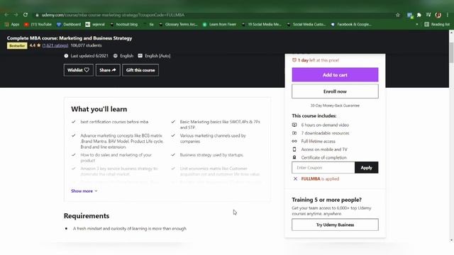 Free Udemy Courses | Free Udemy Certificate Courses | Free Udemy Premium Courses Coupon Code 2021 смотреть онлайн